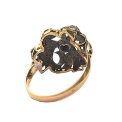 Art Deco 1920-1925 Diamond and  Silver Ring