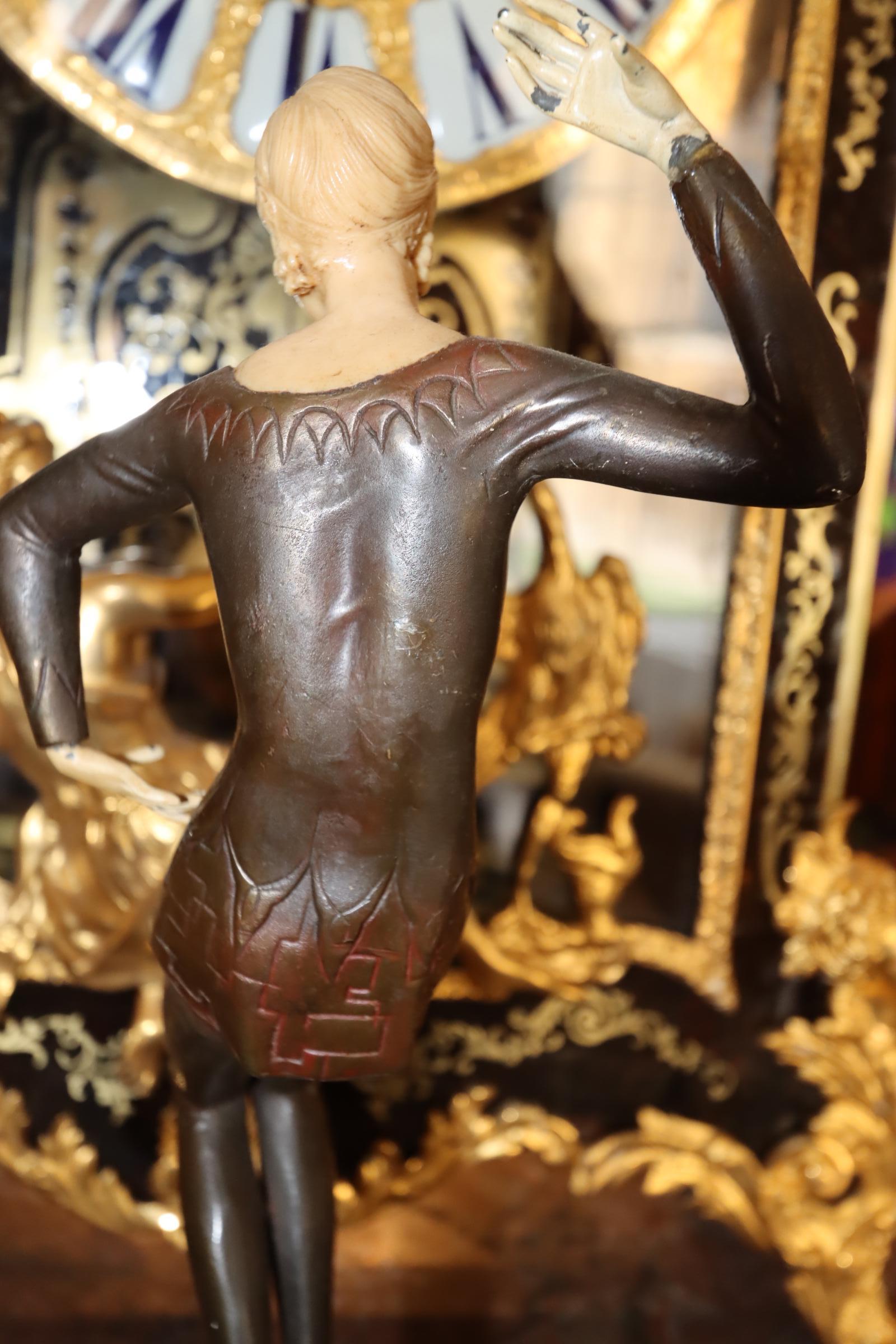 Art Deco 1920's Bronze and Bone Figurine, 'Ballerina' For Sale 2
