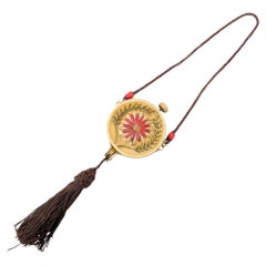 Art Deco 1920s Floral Celluloid Vintage Dance Purse