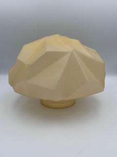 Paralume Art Deco 1920 Ruba Rombic per incasso di Ruben Haley Consolidated Glass