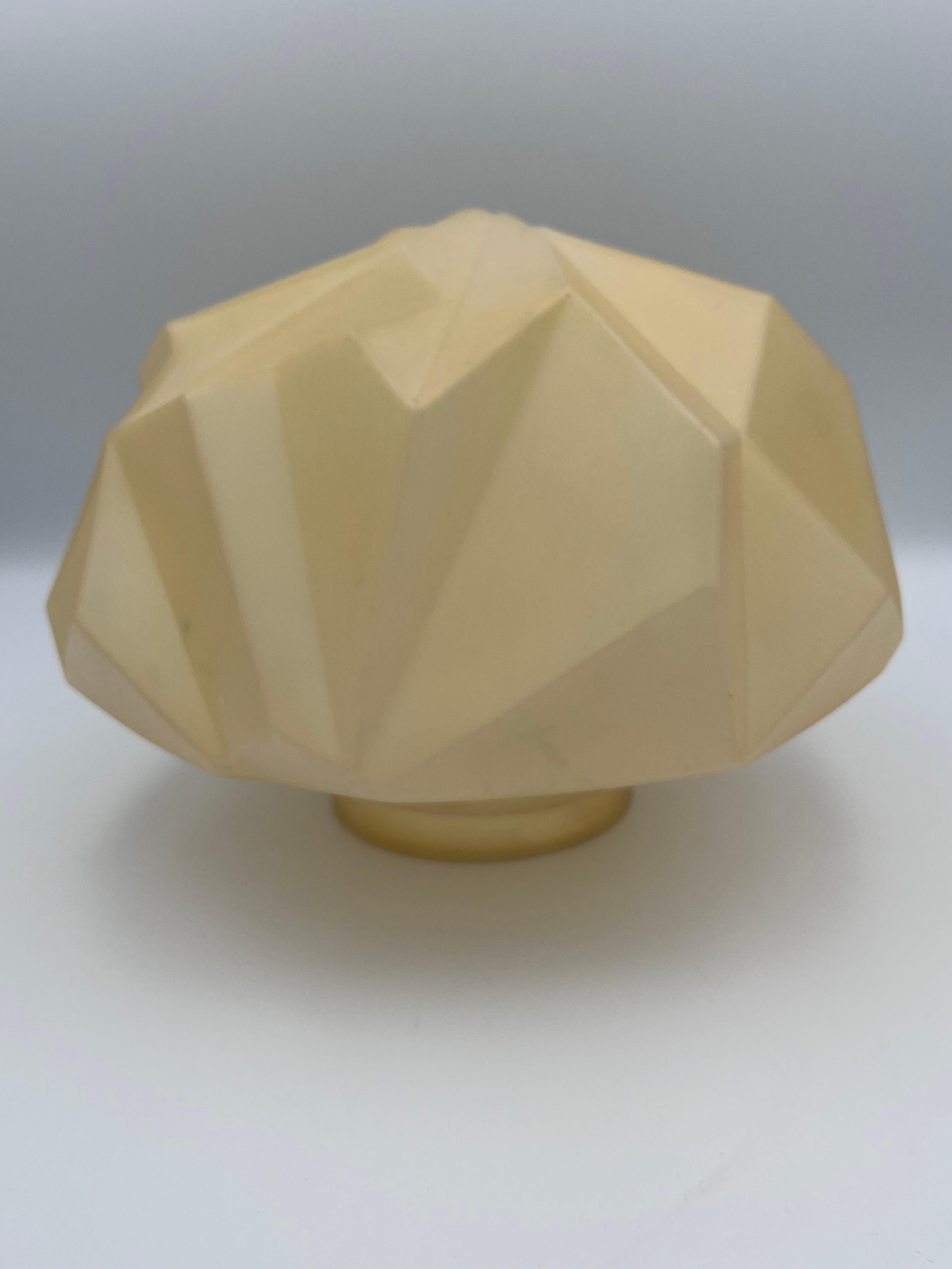 Art Deco 1920's Ruba Rombic Flush mount Shade by Ruben Haley Consolidated Glass For Sale 1