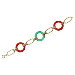 Carnelian Link Bracelets