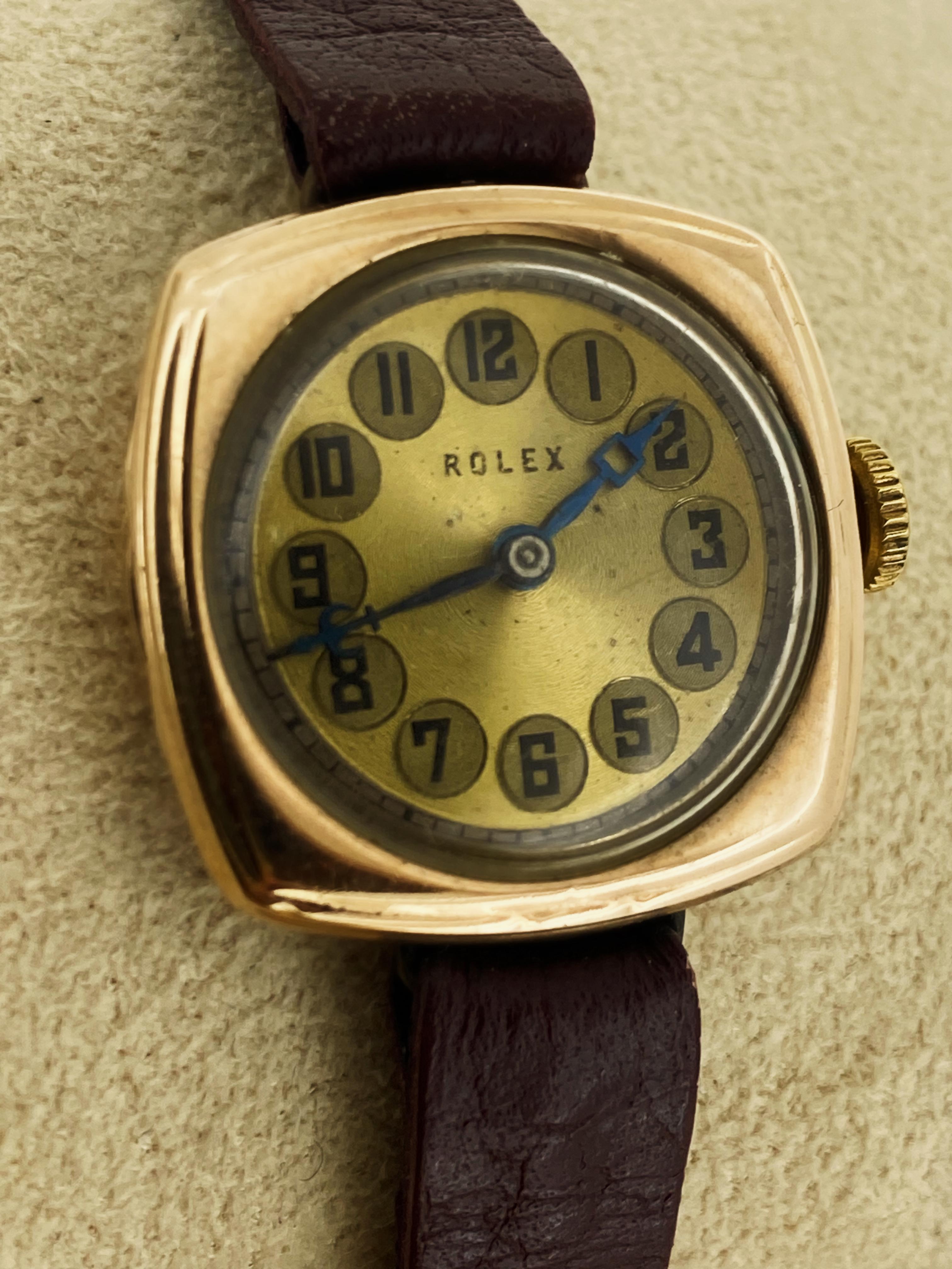 This sophisticated ladies’ timepiece is a Rolex ref 2363 
from Art-Deco c1920’s period, classy & elegant, 
it’s in beautiful condition & in excellent working order 

This exquisite timepiece features:

Well-proportioned & large (for that