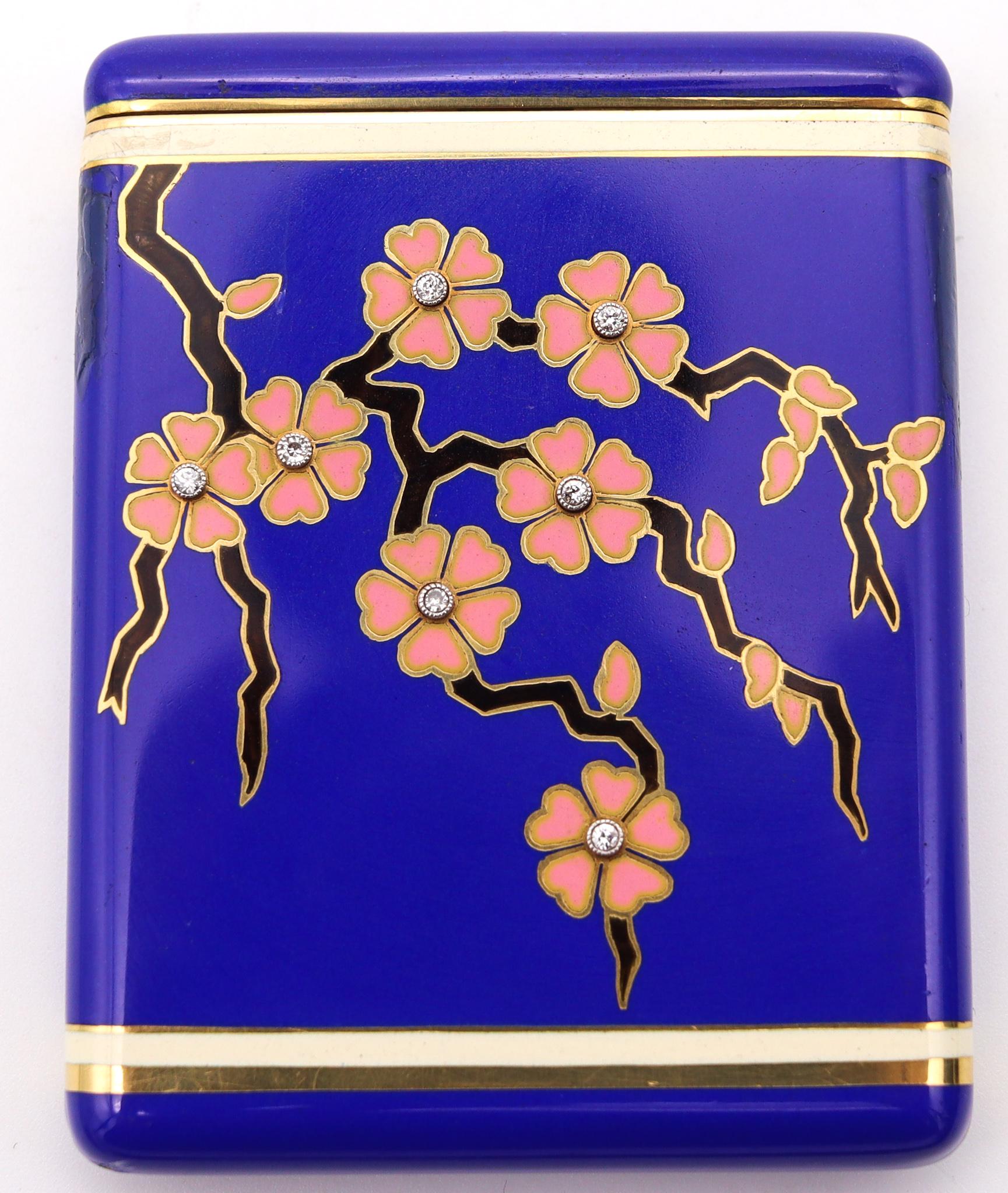 A travel clock designed by Cress Arrow Co.

An incredible travel-desk clock, created in America during the art deco period by the jewelry and luxury watches makers Cress Arrow Co., back in the 1925. This fabulous flamboyant piece is a truly