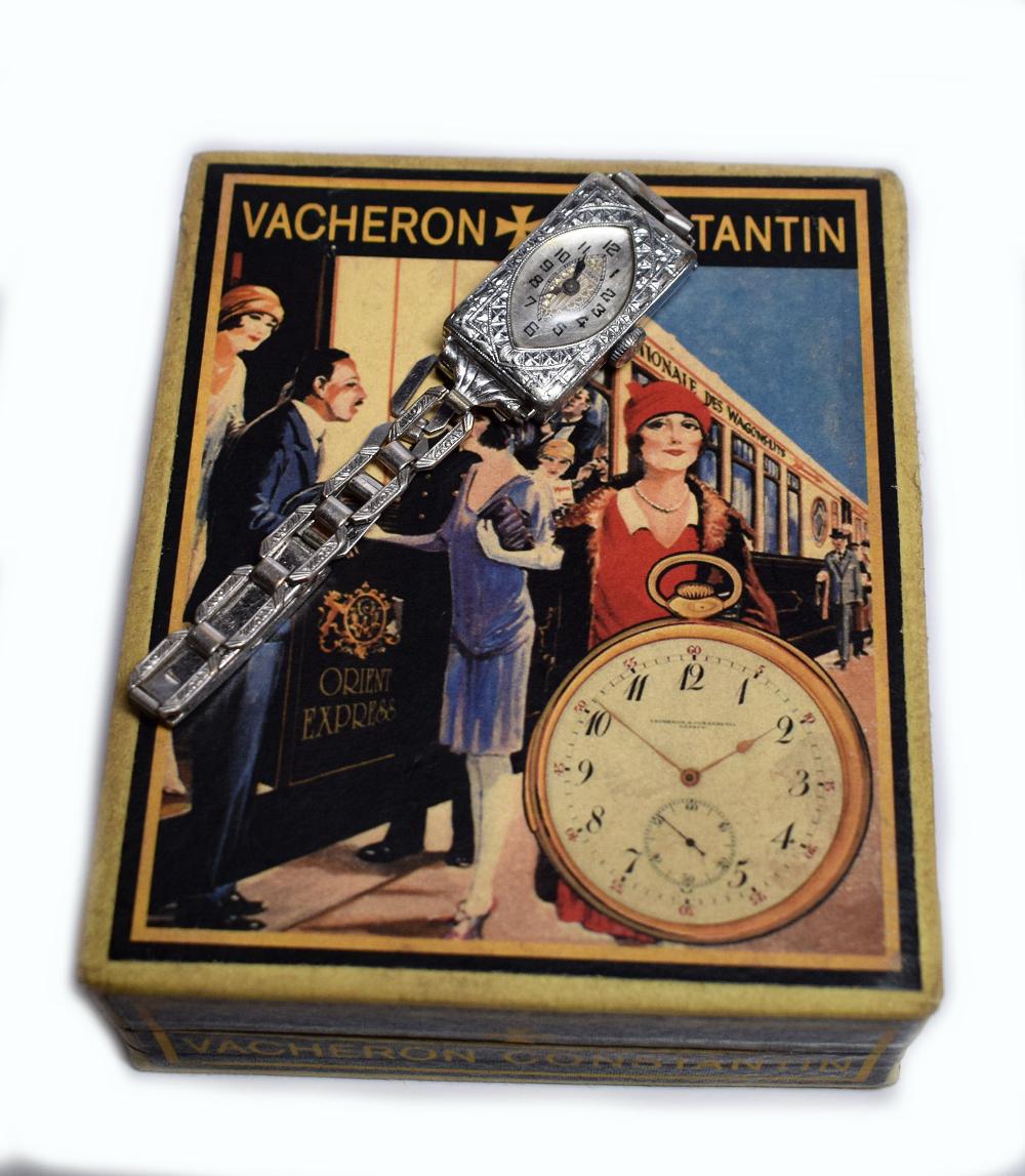 Art Deco 1925 Ladies Art Deco Bulova Wrist Watch 3
