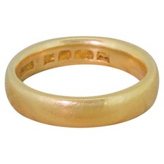 Art Deco 1926 22 Karat Yellow Gold Wedding Band