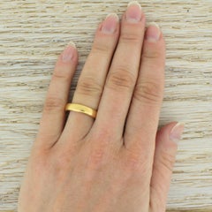 Art Deco 1926 22 Karat Yellow Gold Wedding Band