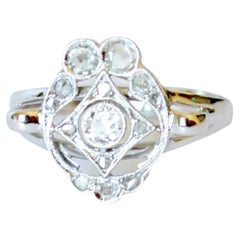 Art Deco 1930-1935 Diamantring aus 18K Gold