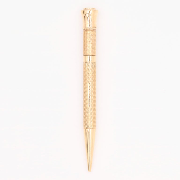 Art Deco 1930s 17.4g 9K Yellow Gold Sampson and Mordan Mechanical