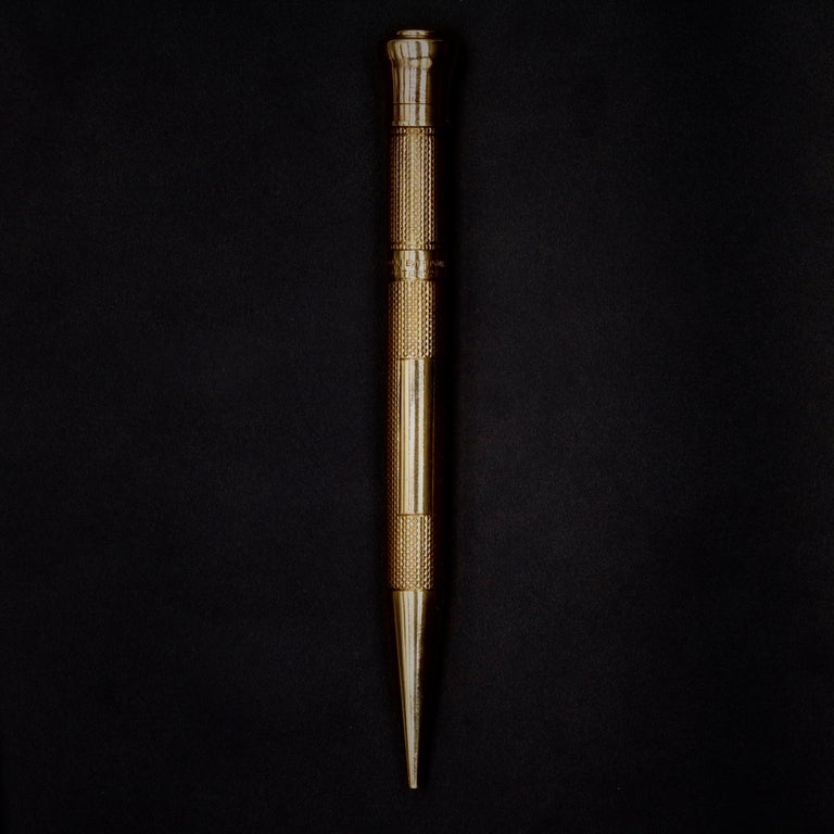 Art Deco 1930s 17.4g 9K Yellow Gold Sampson and Mordan Mechanical