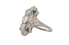 Art Deco 1930s 1.75 Carat Diamond Dinner Ring