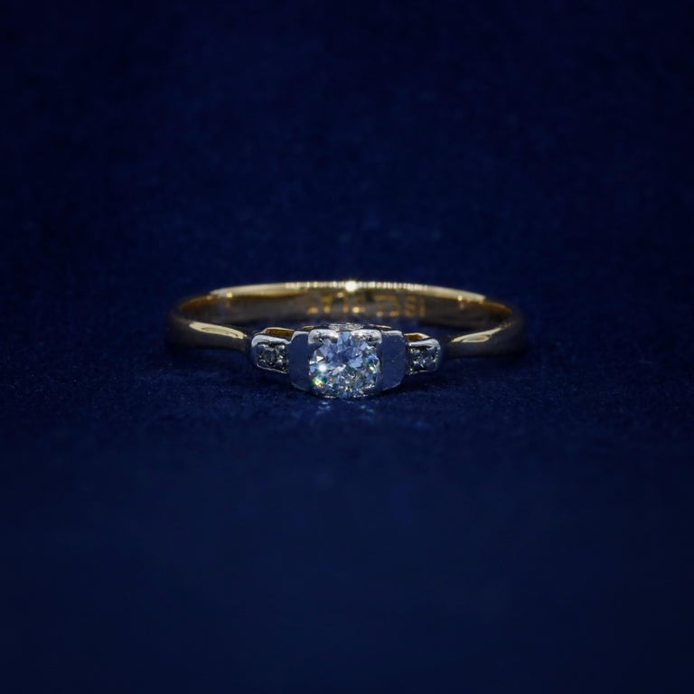 Alliance En Or Blanc 18 Carats - Taille 55 - Occasion - Parfaite Pour Une Déclaration D'amour
