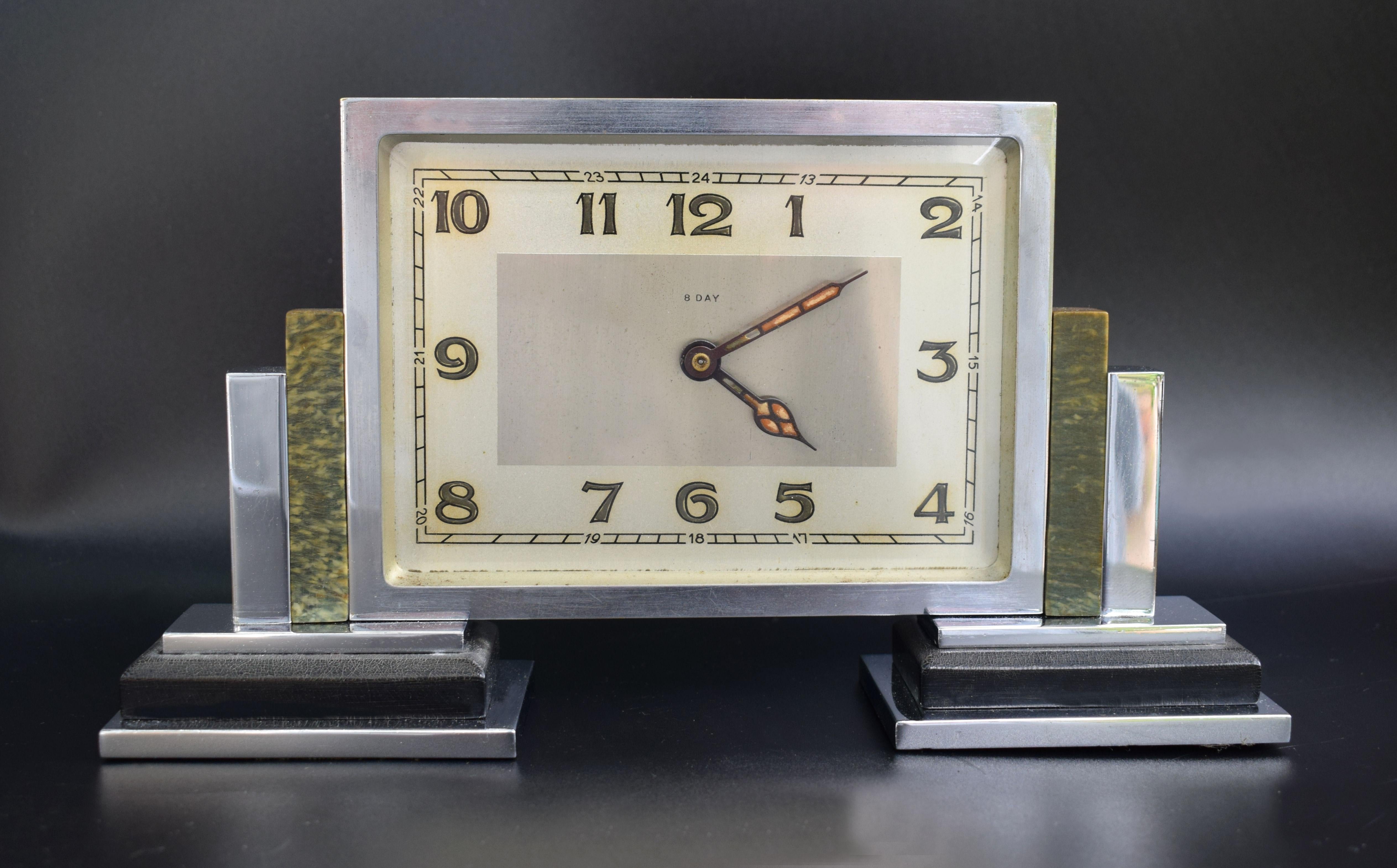 art deco clock reproduction