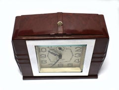 Art Deco 1930s Bakelite Clock by Blangy