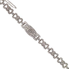 Art Deco 1930s Diamond Platinum Bracelet