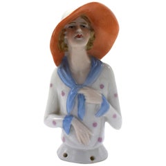 Art Deco 1930s Fasold & Stauch Pin Cushion Half Doll