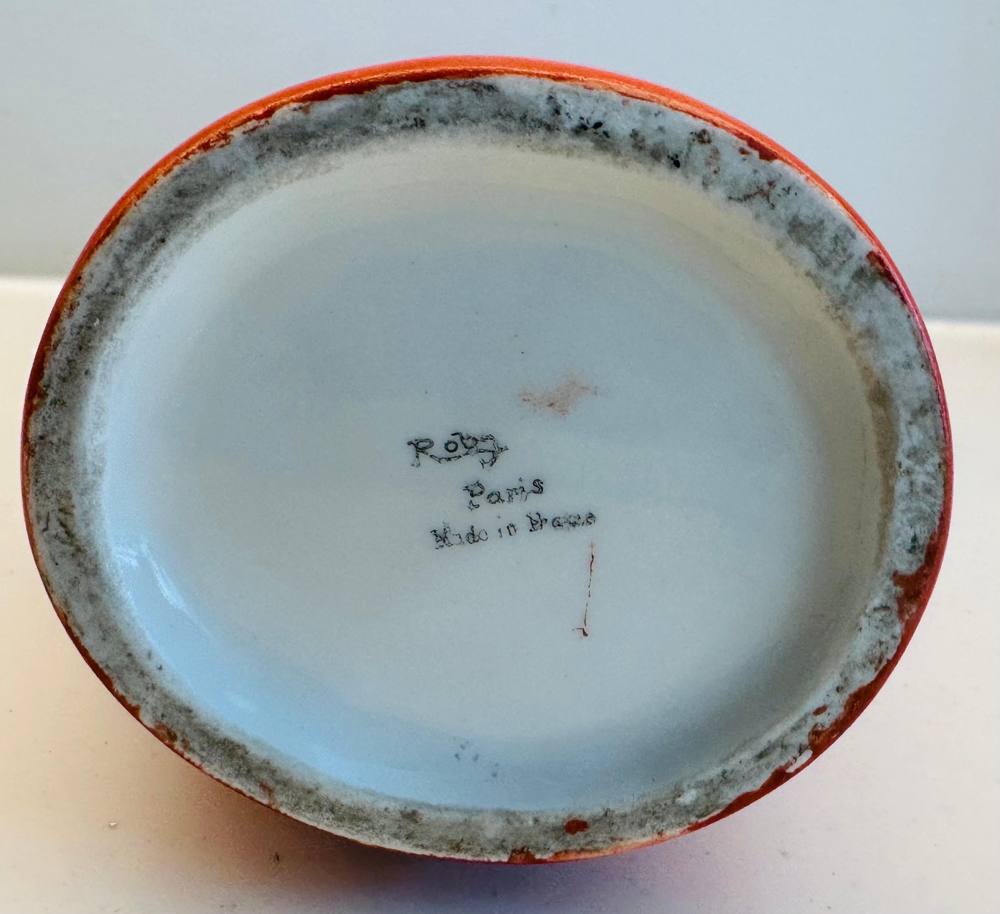 Flask de soldat russe Art Déco français des années 1930 Curacao par Robj Paris 10