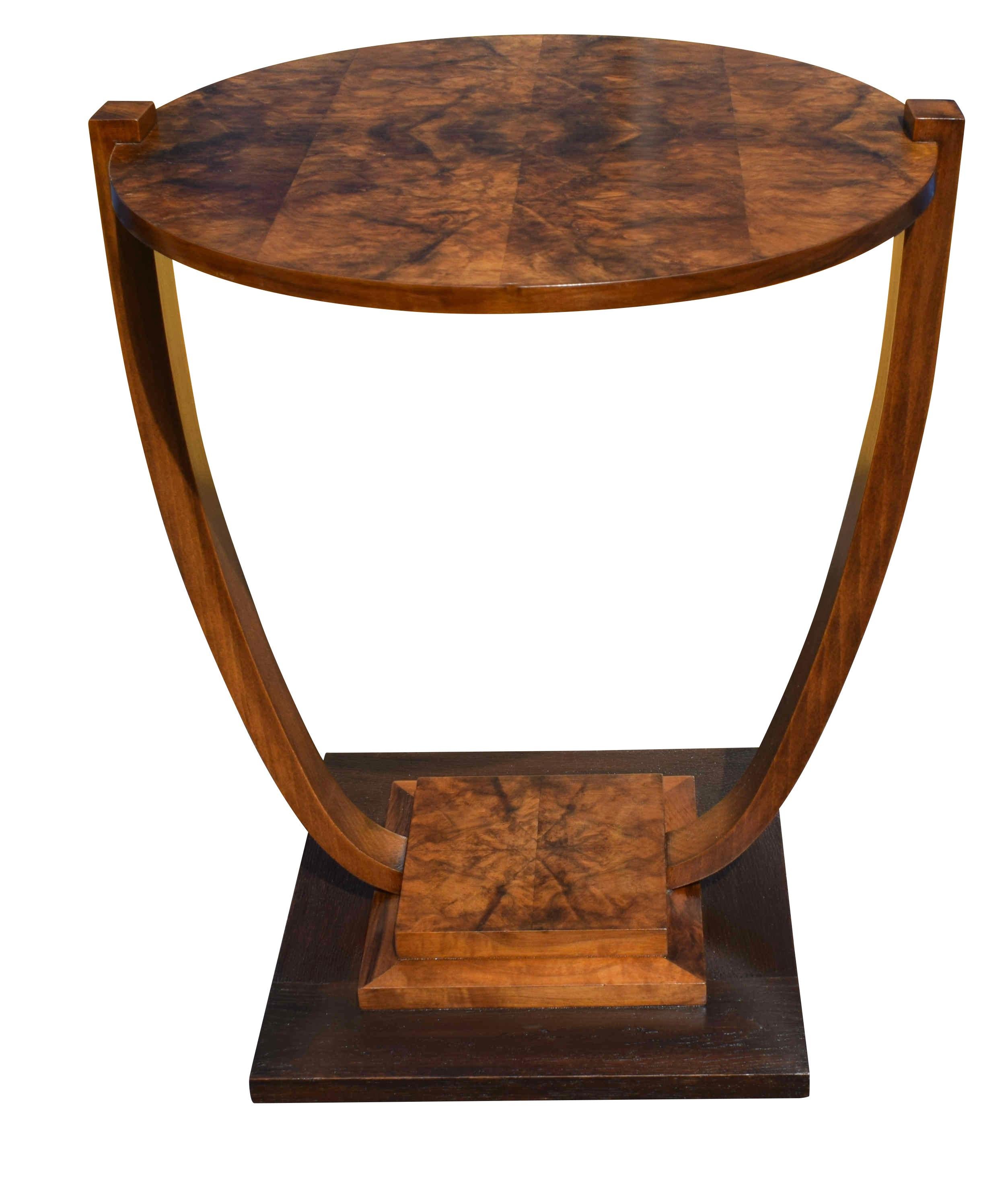 Art Deco 1930s French Occasional Table In Good Condition In Devon, England