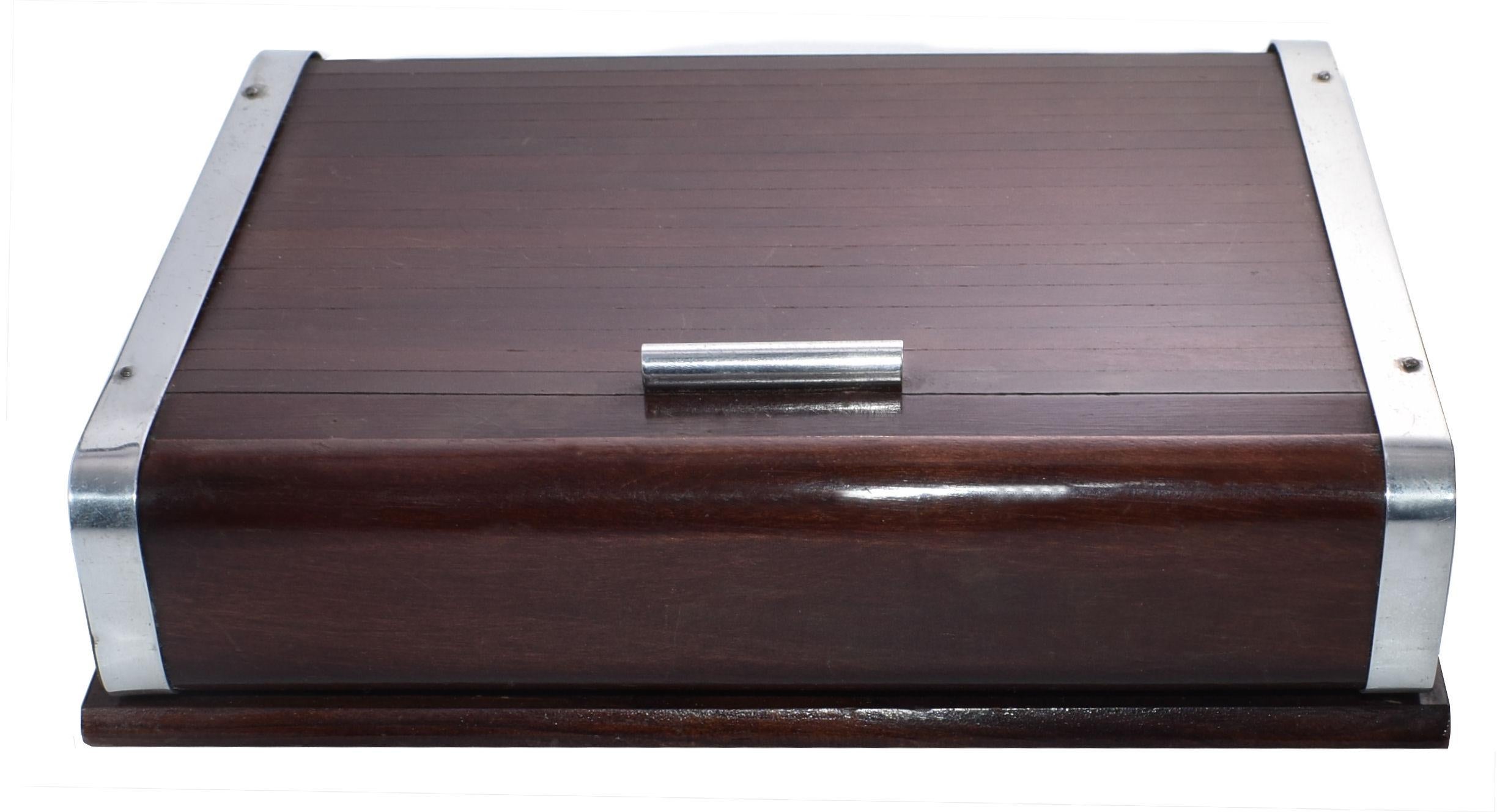 Art Deco 1930s French Streamline Cigar Box 1