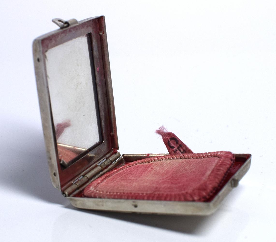 Central American Art Deco 1930s Ladies Rouge Compact Called 'Charm'