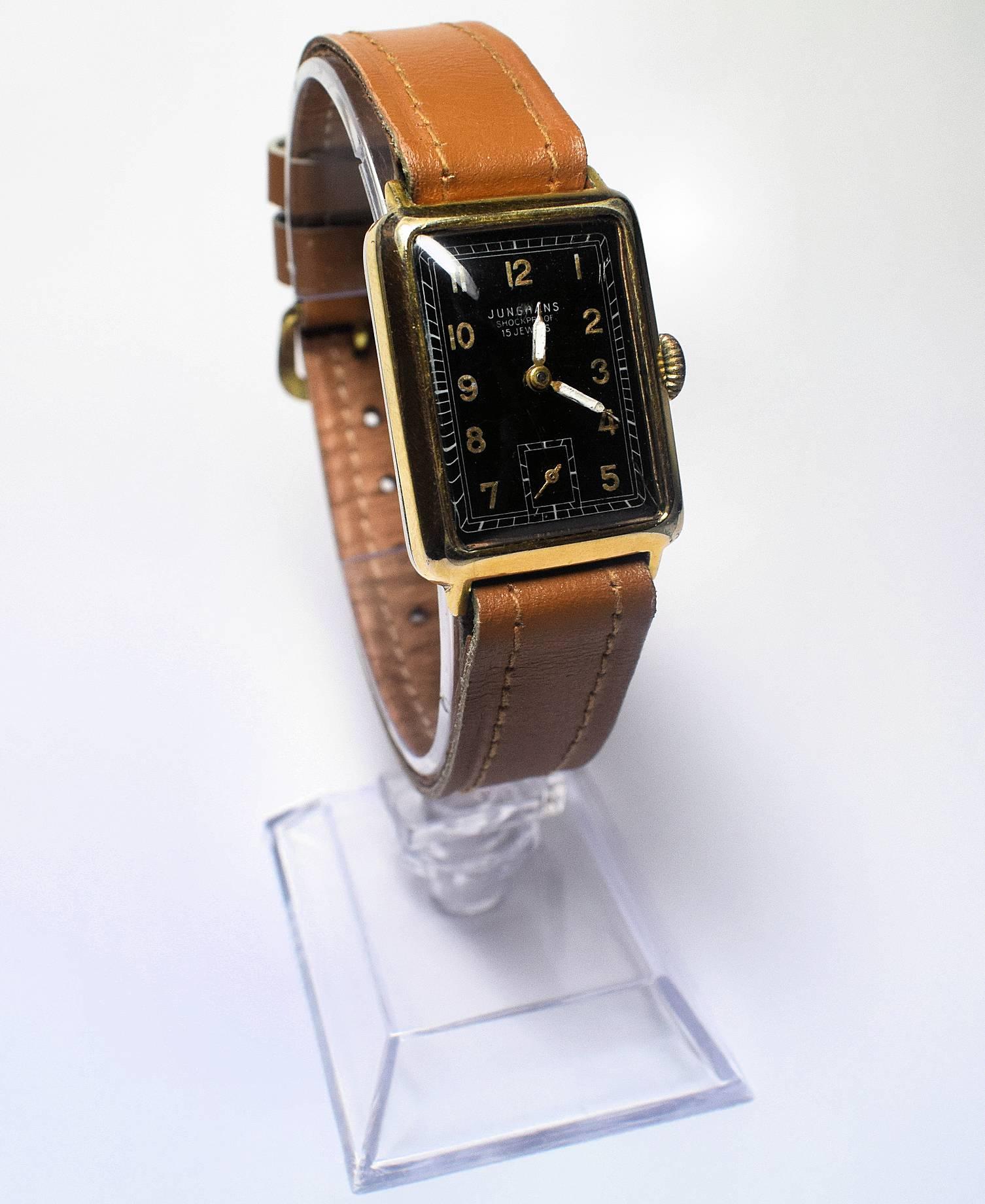 Art Deco 1930s Mans Watch by Junghans 1