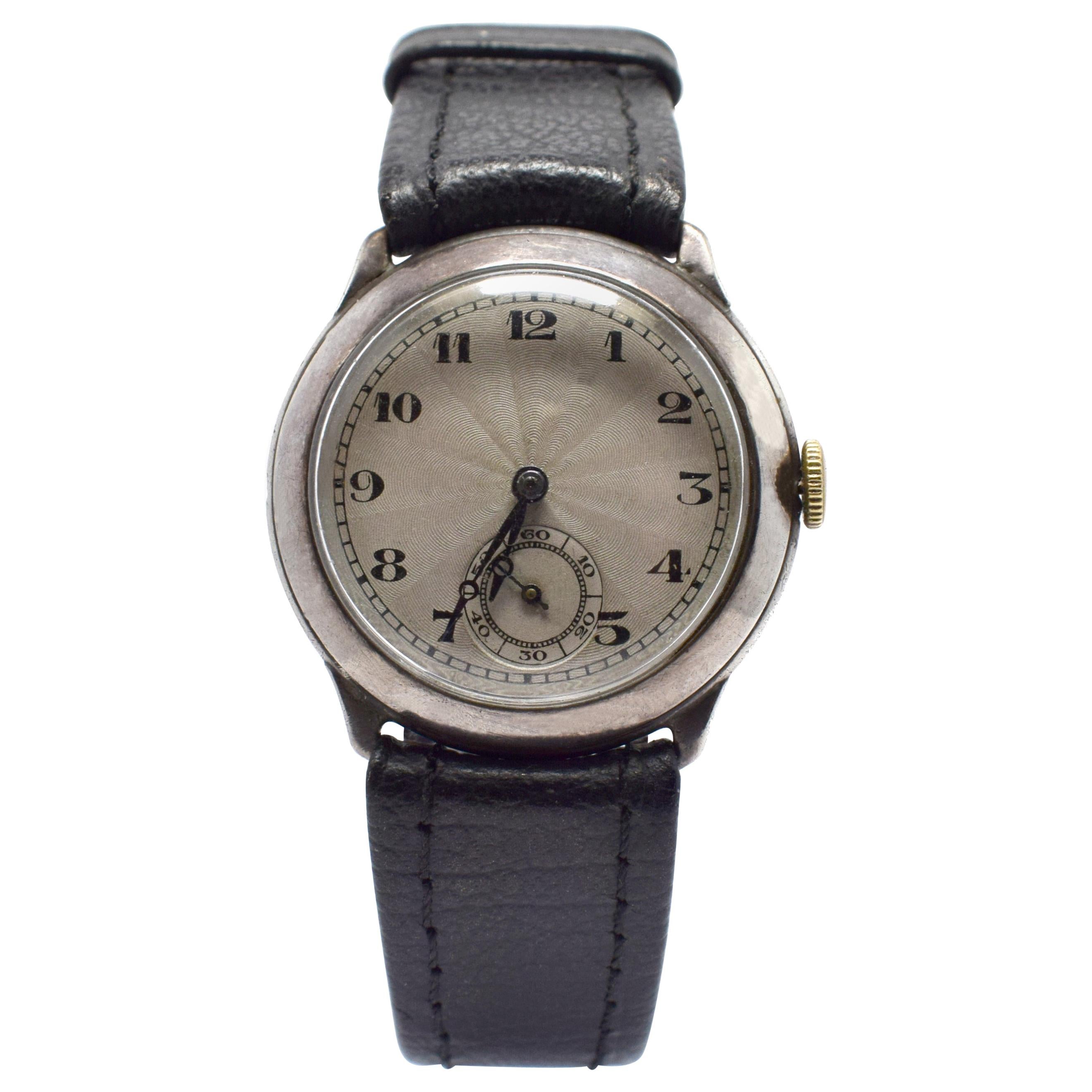 Art Deco 1930s Men's Manual Wristwatch