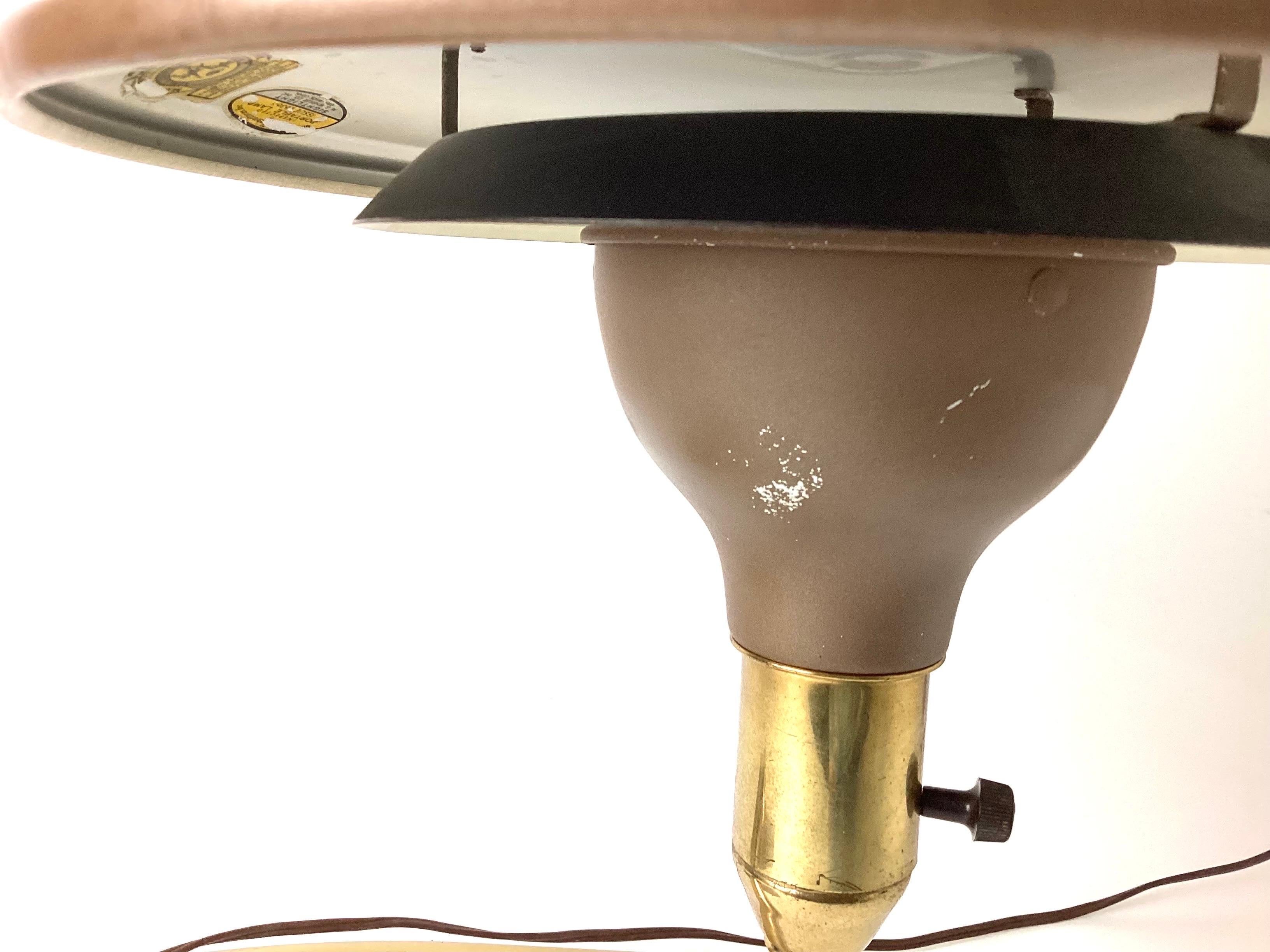 Moderne Art-Déco-Tischlampe mit Stehleuchte, 1930er Jahre im Angebot 2