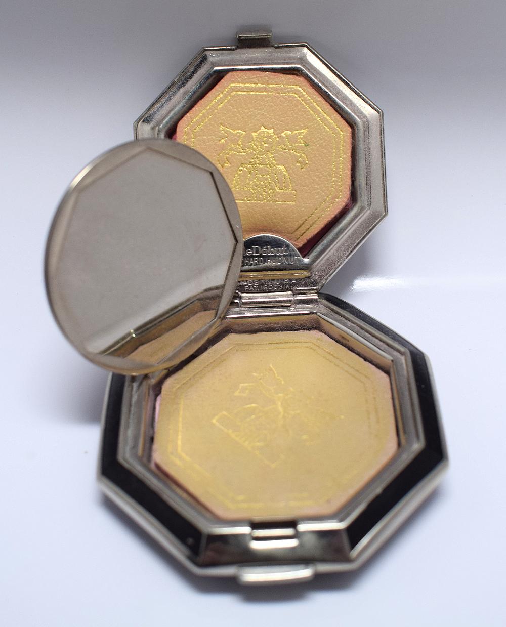 Women's Art Deco 1930s Richard Hudnut Le Debut 'Tulip' Ladies Powder Compact