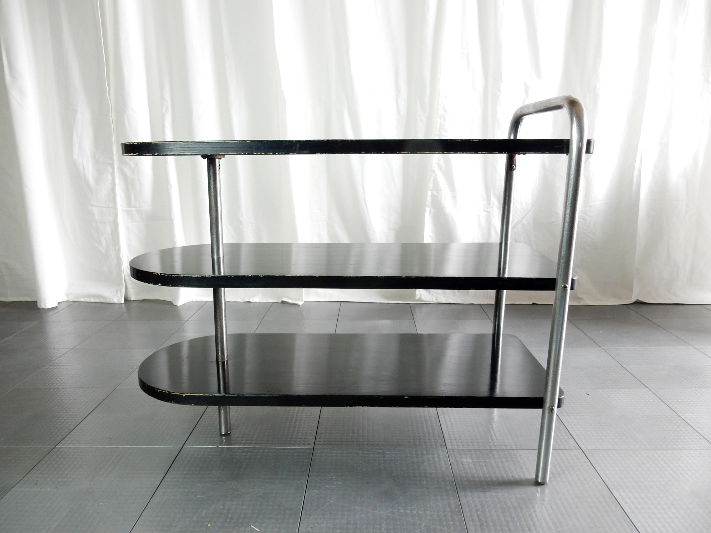 Bauhaus Wolfgang Hoffmann for Howell No. 806 Side Table In Fair Condition In Las Vegas, NV