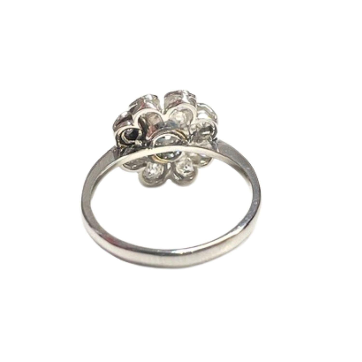 Art Deco 1935 Diamond Gold Ring 1