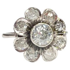 Art Deco 1935 Diamond Gold Ring