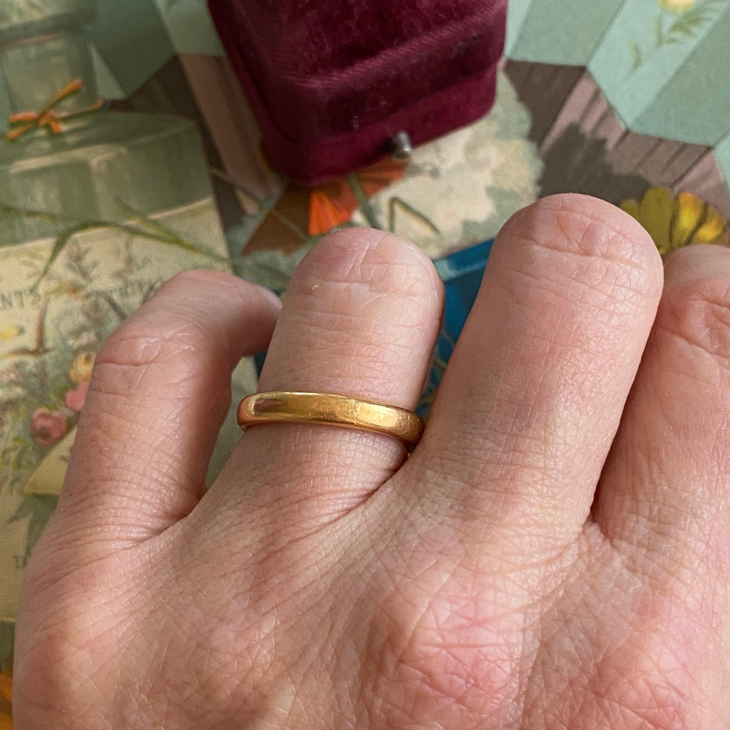 antique copper engagement ring