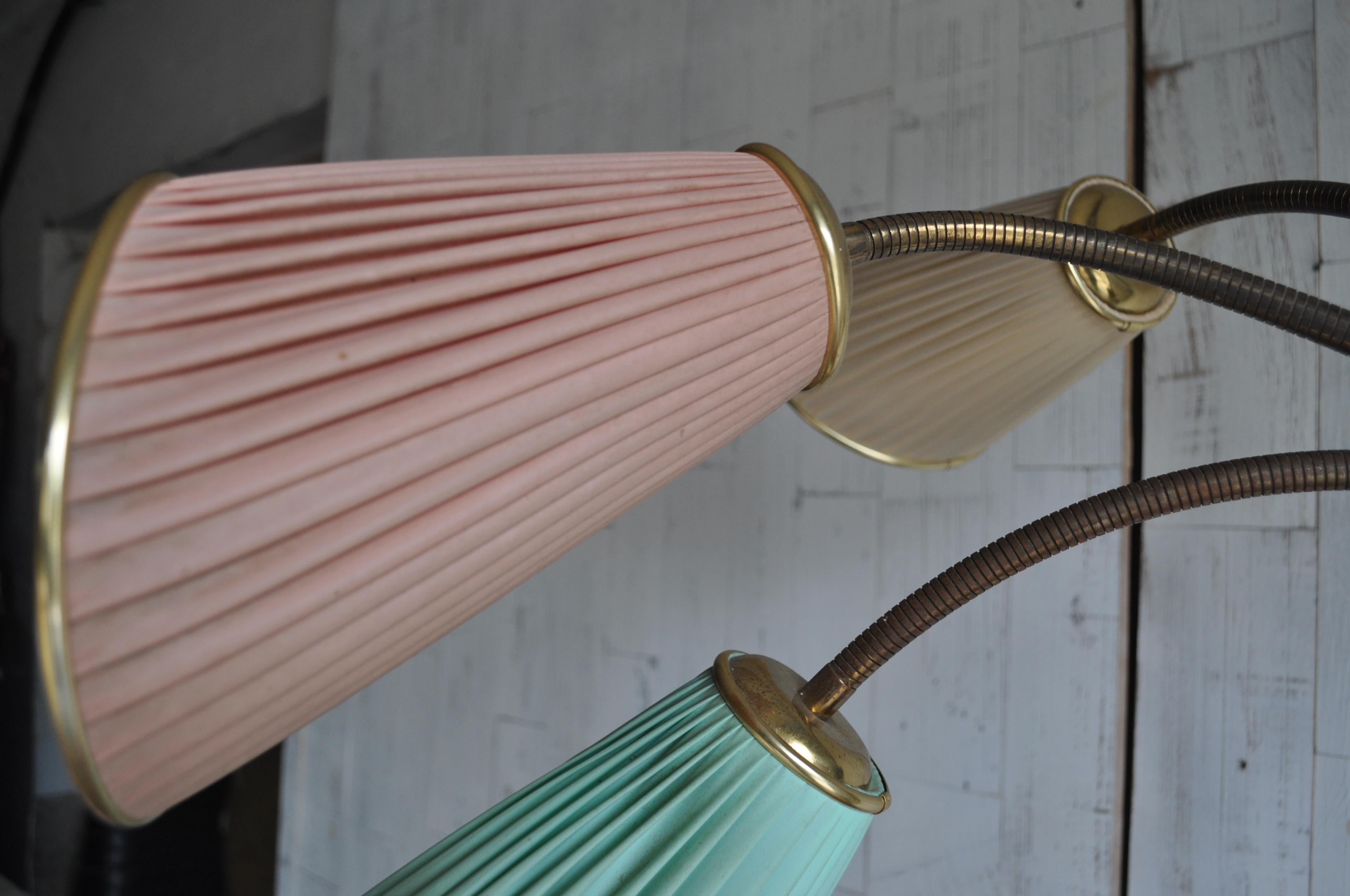 Art Déco anni '50 in legno di noce, mobile bar per cocktail e liquori con supporto per lampada in vendita 8