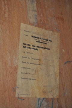 Art Deco 1950s Walnut Drinks Bar Cocktail Liquor Cabinet with Lamp Stand