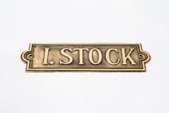 Art Deco 1st floor sign vienna around 1920s