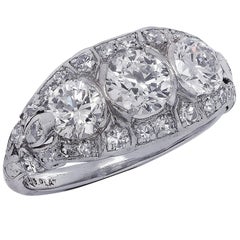 Antique Art Deco 2 Carat Diamond Ring