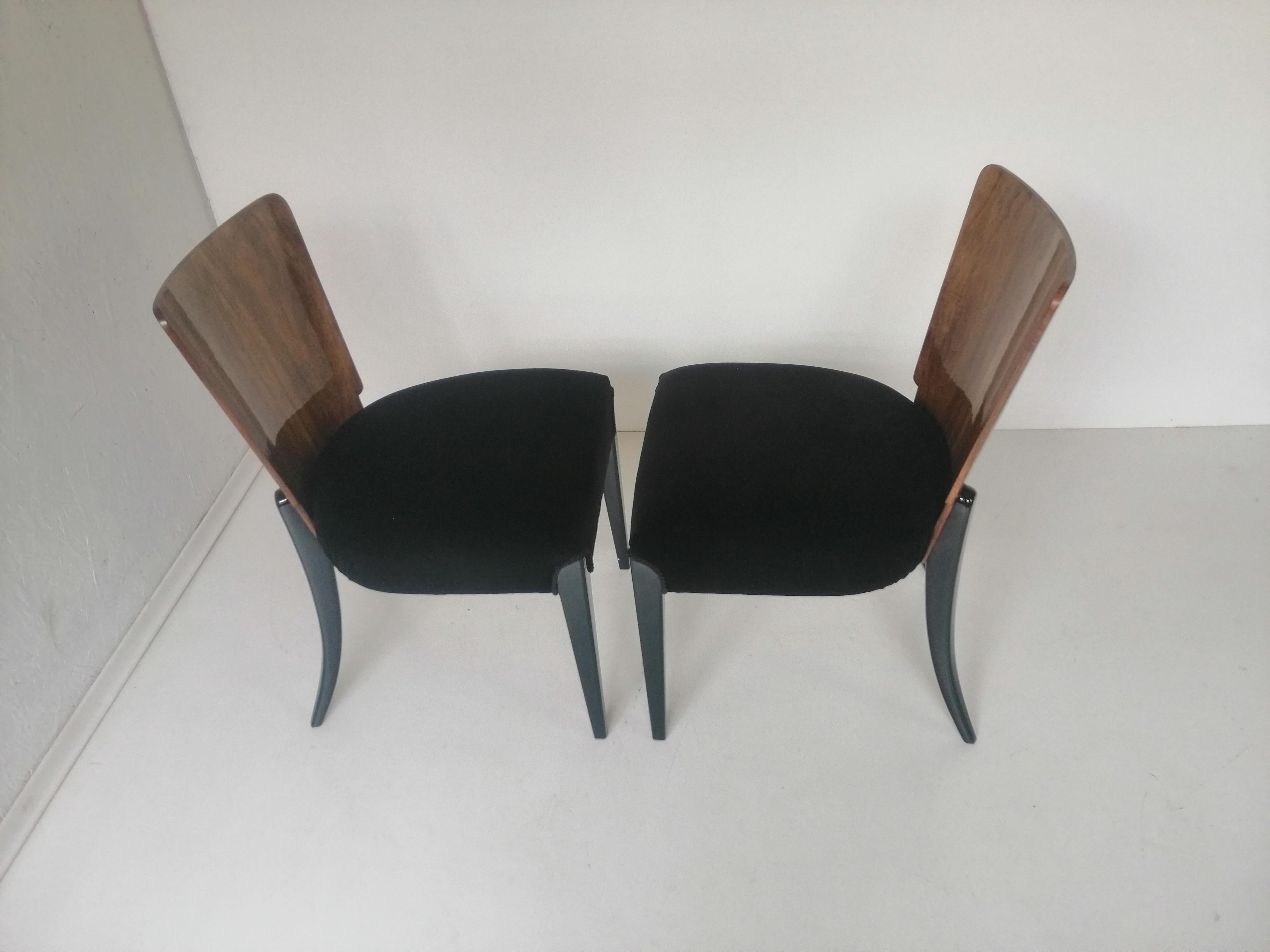 Art Deco 2 Chairs J.Halabala from 1940 2