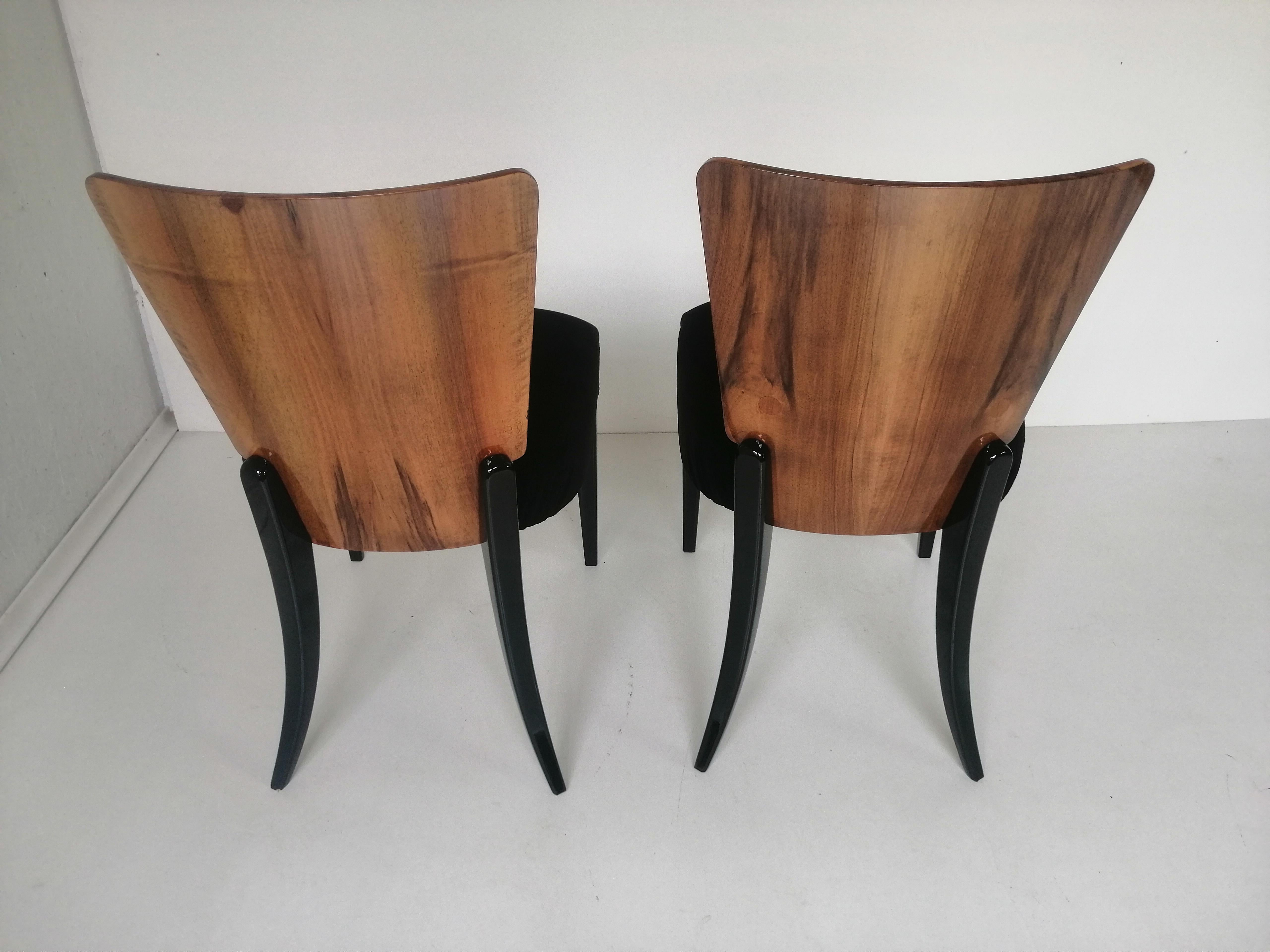 Art Deco 2 Chairs J.Halabala from 1940 3