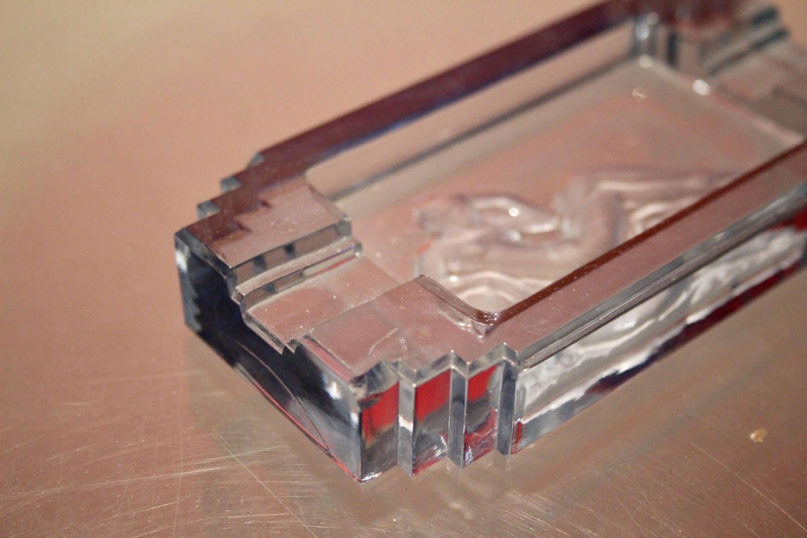 Cendrier Art déco 2 verres Bon état - En vente à grand Lancy, CH