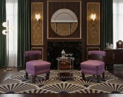 Art Deco 2 Hocker aus Holz, Frankreich, 1930 (Sie werden neu gepolstert geliefert)