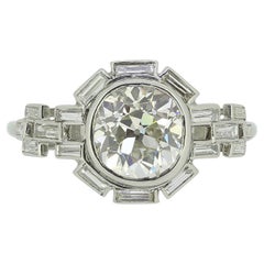 Art Deco 2.00 Carat Diamond Engagement Ring