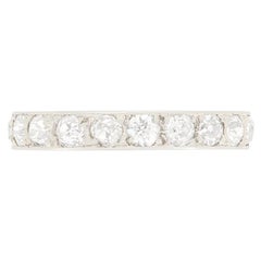 Antique Art Deco 2.00ct Diamond Eternity Ring, c.1920s