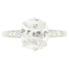 Art Deco 2.00ct Diamond Solitaire Ring, c.1920s