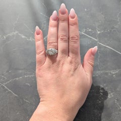 Art Deco 2.05 CTW Diamond Platinum Lily-Of-The Valley Vintage Engagement Ring
