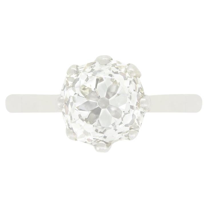 Art Deco 2.05ct Diamond Solitaire Ring, c.1920s