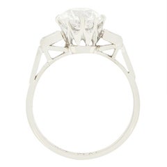 Art Deco 2.09ct Diamond Solitaire Ring, c.1920s