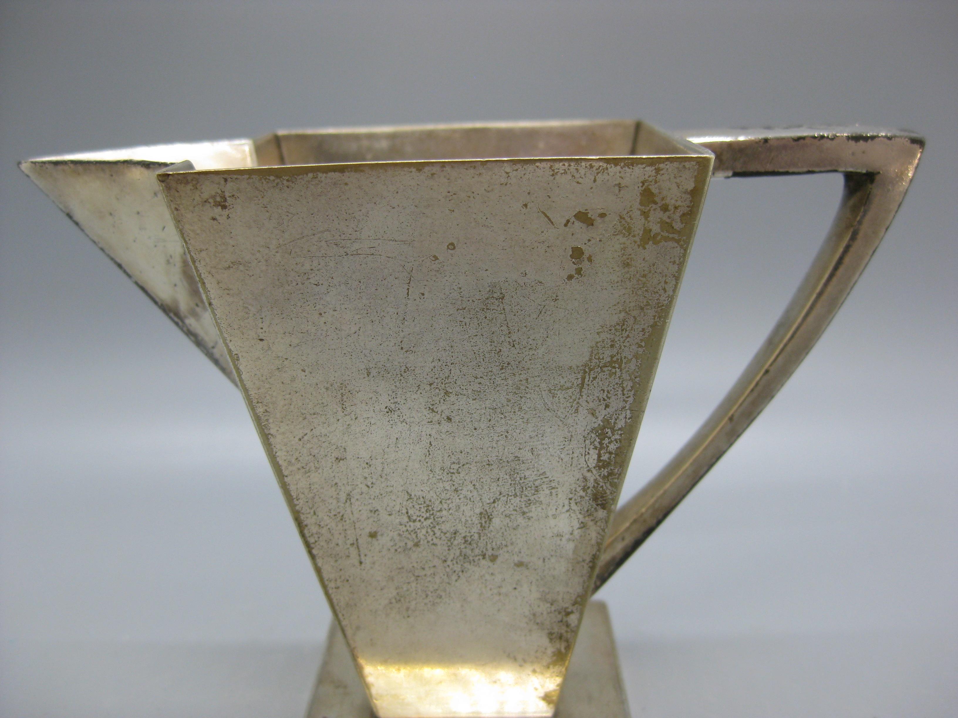 Nordamericano Cremiera in argento Art Line Apollo Studios degli anni '20 di Louis W. A. Rice in vendita