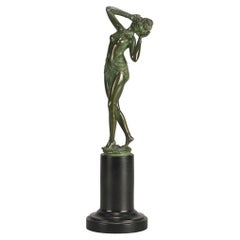 Art Deco 20th Century Bronze Entitled "Favourite Unveiled" by Demetre Chiparus