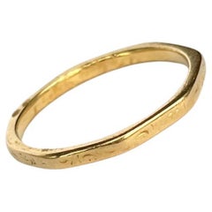 Art Deco 22 Carat Gold Band