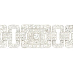Art Deco 22.20ct Diamond Bracelet, c.1920s